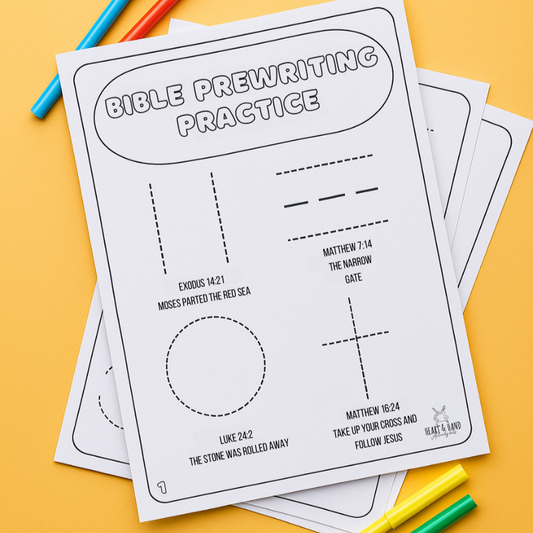 Bible Prewriting Practice Freebie