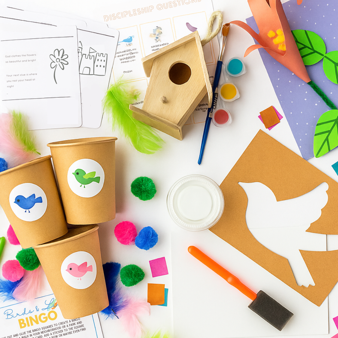 Birds & Lilies Toddler Box