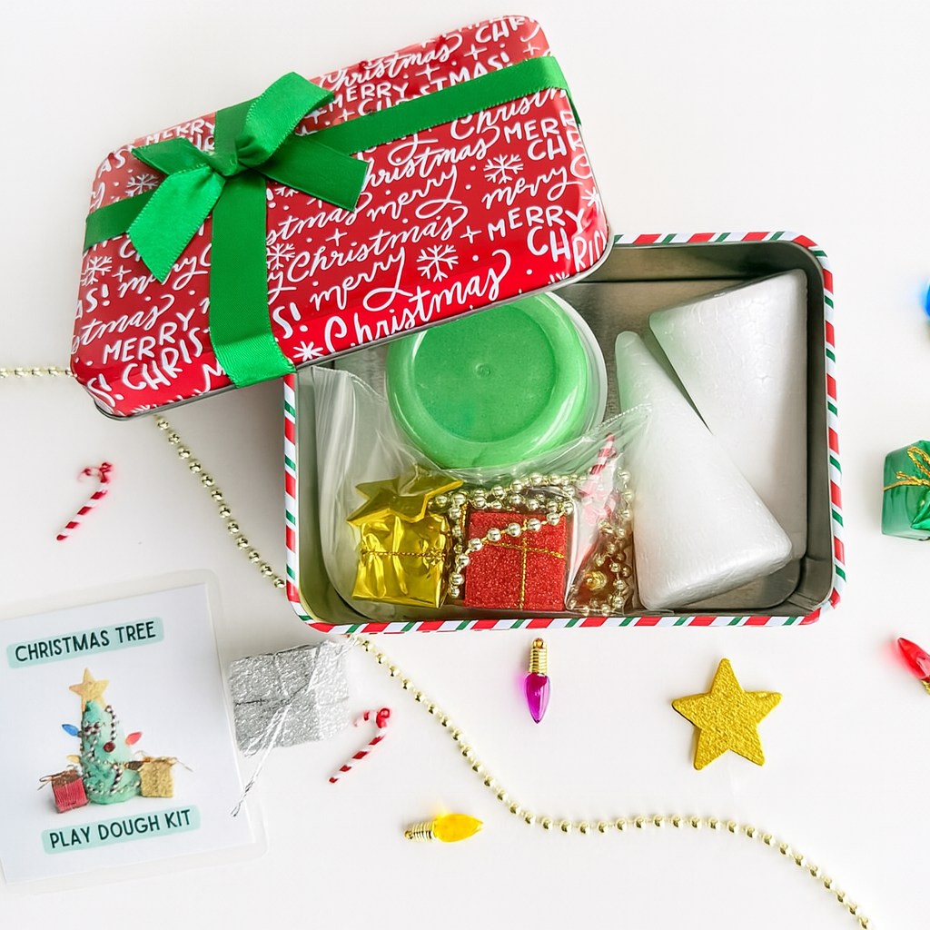 Christmas Tree Play Dough Kit