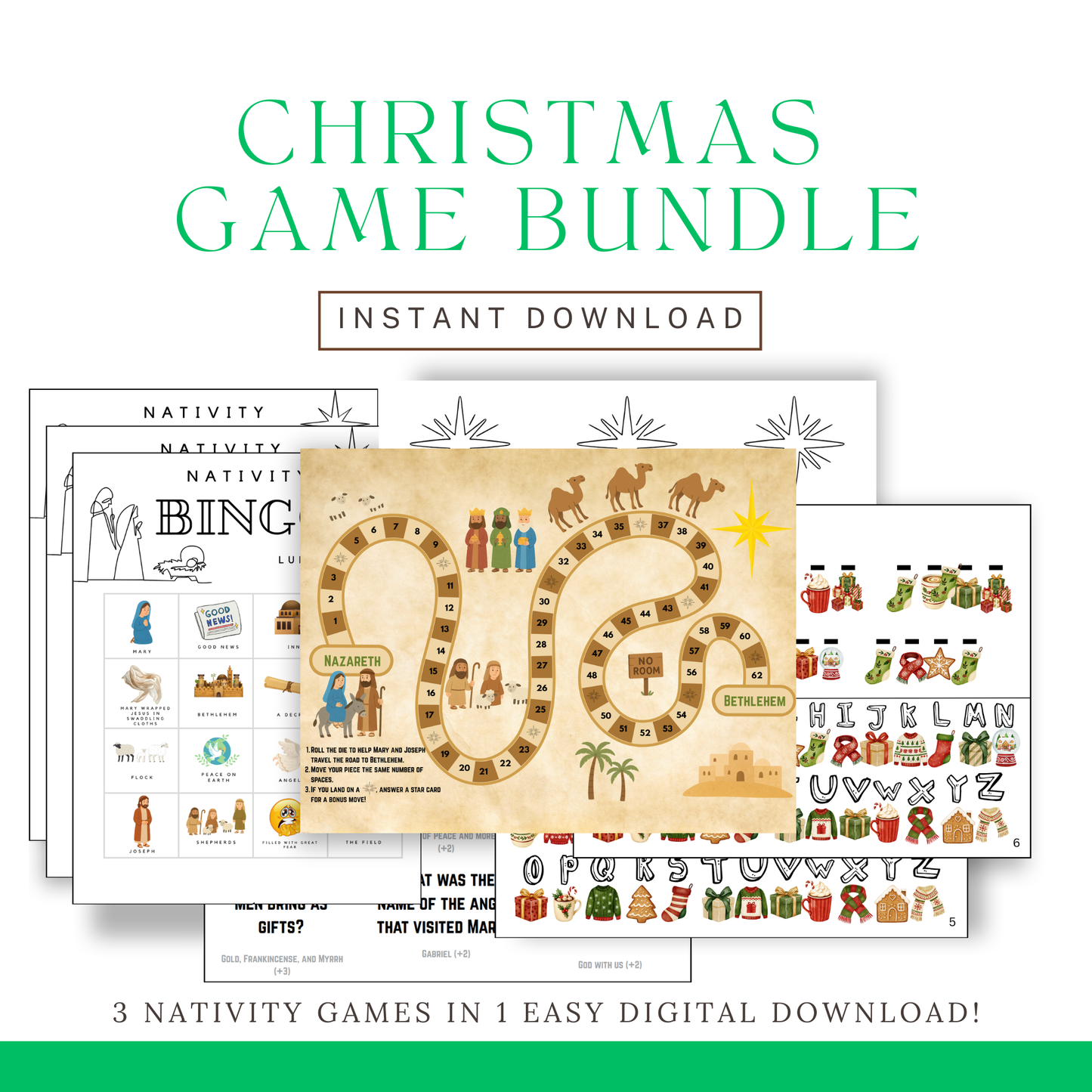 Christmas Game Bundle - Digital Download