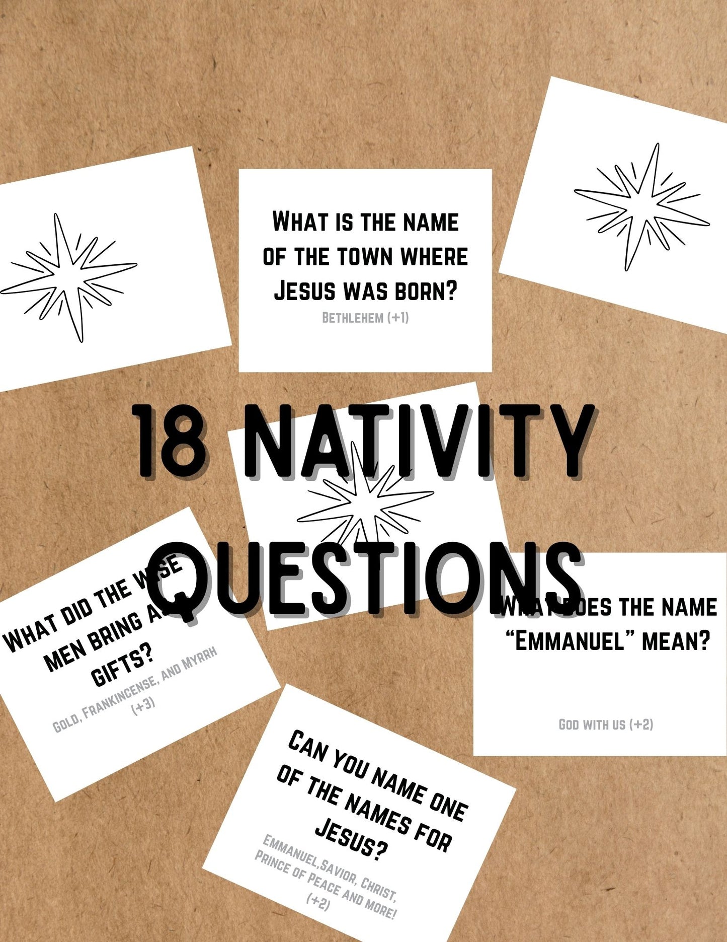 Journey to Bethlehem Printable - Digital Download