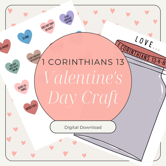 1 Corinthians 13 Love Jar Craft